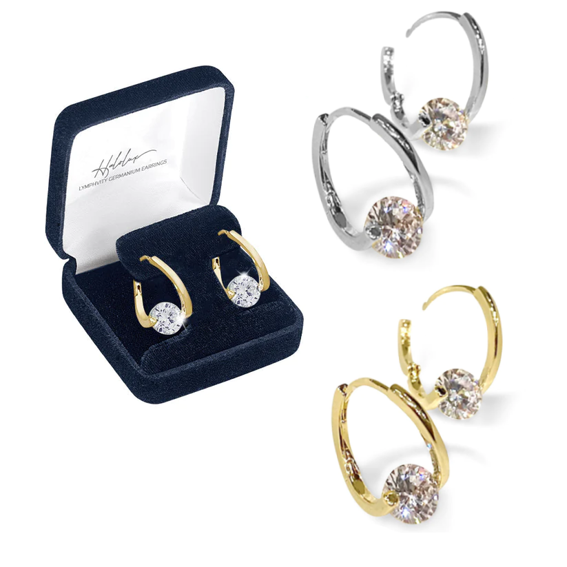 🔥LAST DAY SALE-80% OFF)  Slimoly™ Lymphvity MagneTherapy Germanium Earrings