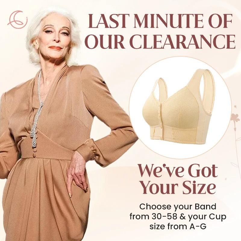 🎁 2025 Mother’s Day Special 🌸New Front Closure Breathable Bra for Seniors