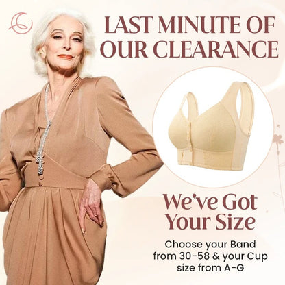 🎁 2025 Mother’s Day Special 🌸New Front Closure Breathable Bra for Seniors