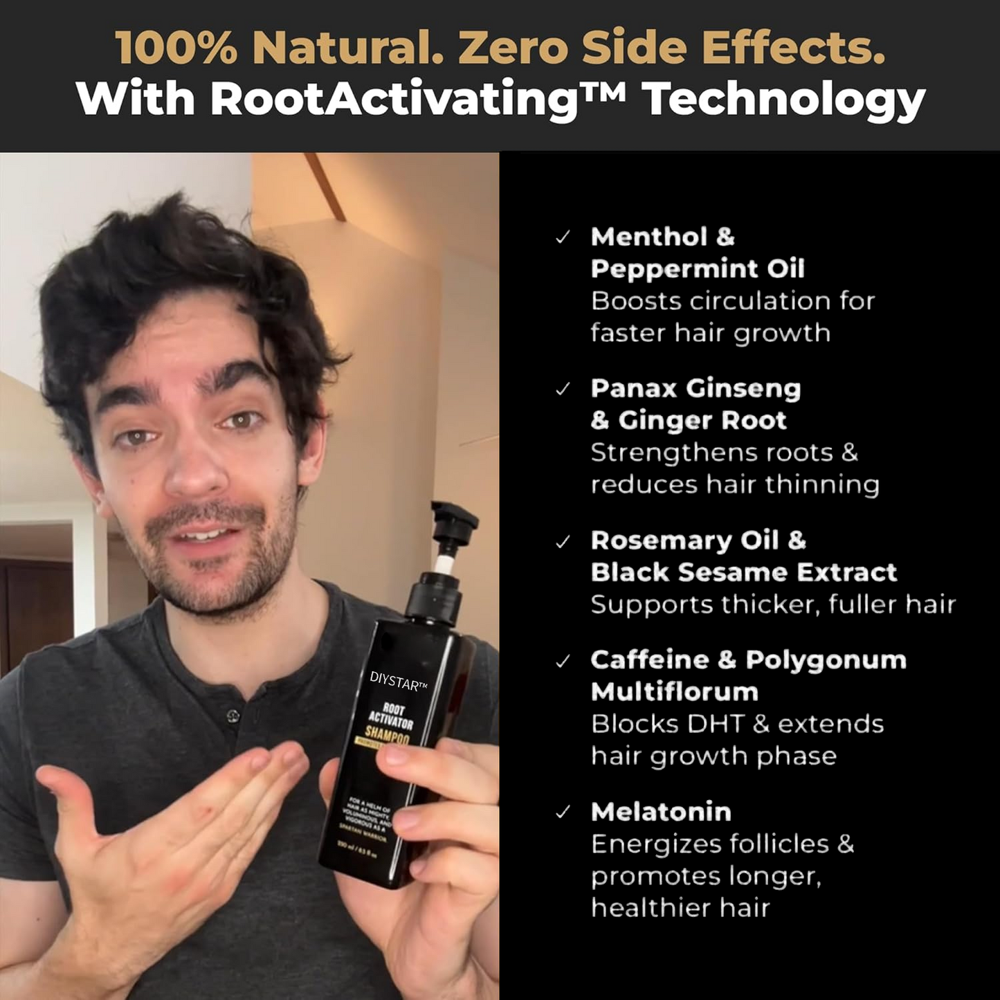 Easter Sale Countdown!⏰DIYSTAR™Root Activator Shampoo- Regain a full head of hair in just 6 weeks!