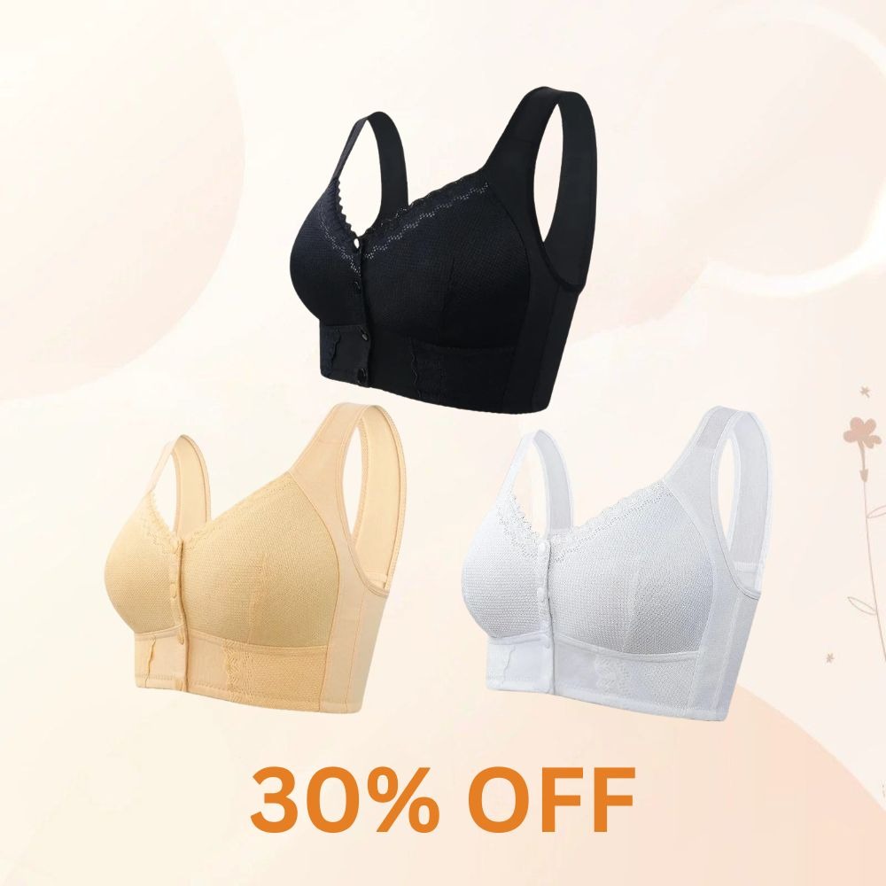 🎁 2025 Mother’s Day Special 🌸New Front Closure Breathable Bra for Seniors