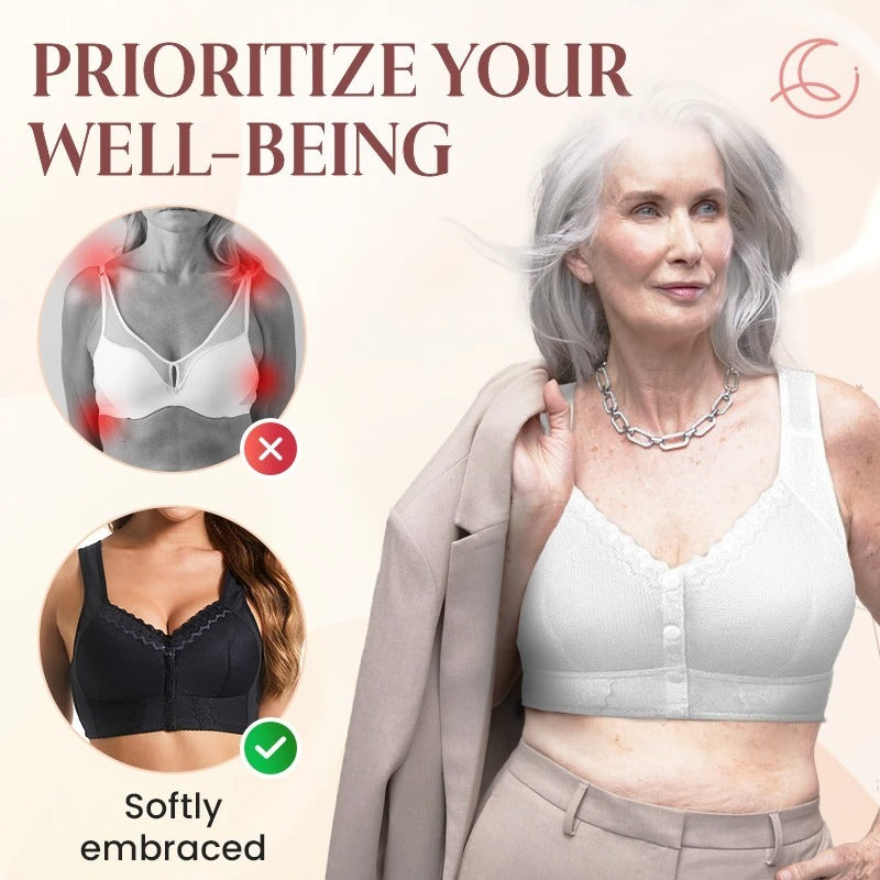 🎁 2025 Mother’s Day Special 🌸New Front Closure Breathable Bra for Seniors