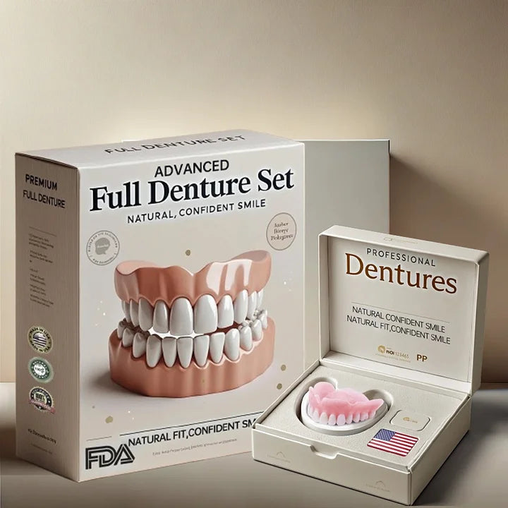 NESLEMY™-🦷Advanced Customized Full Denture Set🦷 (⏰Limited time discount last 30 minutes⏰)