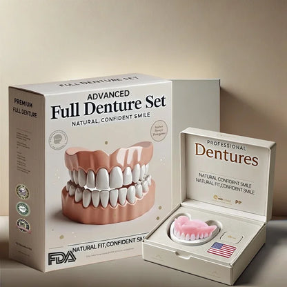 NESLEMY™-🦷Advanced Customized Full Denture Set🦷 (⏰Limited time discount last 30 minutes⏰)