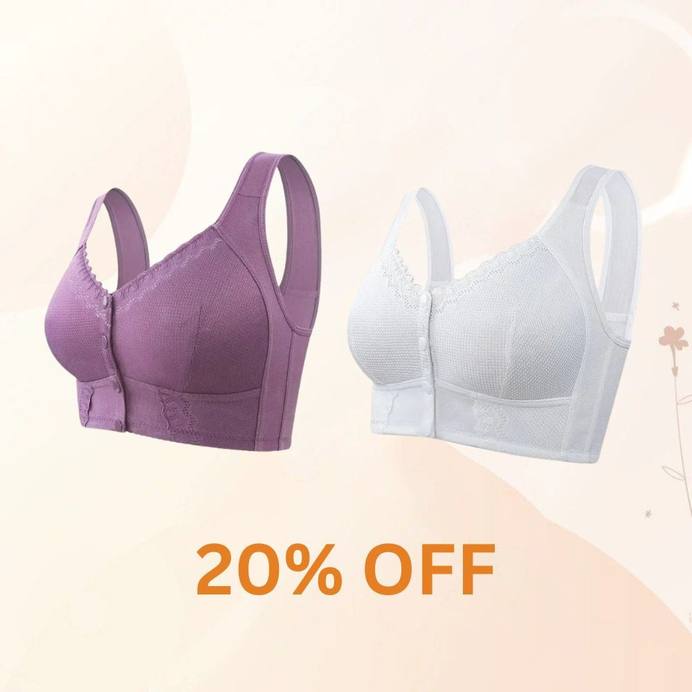 🎁 2025 Mother’s Day Special 🌸New Front Closure Breathable Bra for Seniors