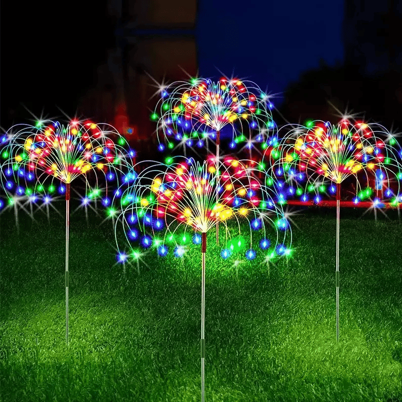 🔥Hot Sale 49% OFF🎁Waterproof Solar Garden Fireworks Lamp