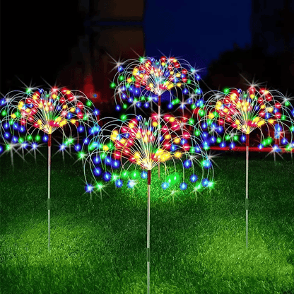 🔥Hot Sale 49% OFF🎁Waterproof Solar Garden Fireworks Lamp
