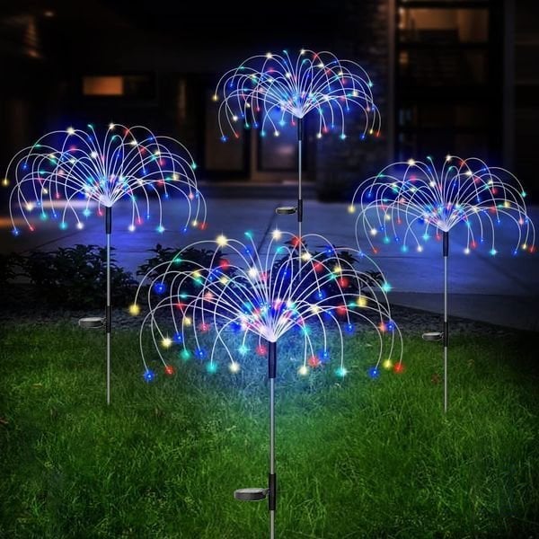 🔥Hot Sale 49% OFF🎁Waterproof Solar Garden Fireworks Lamp
