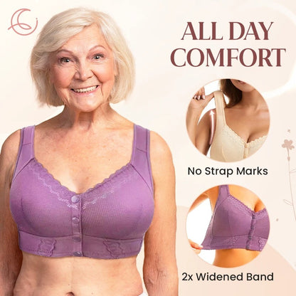🎁 2025 Mother’s Day Special 🌸New Front Closure Breathable Bra for Seniors