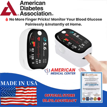 LAOZIK™ Advanced Laser Glucose Monitor – No Pricks, 99.9% Accuracy!