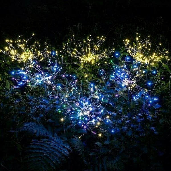 🔥Hot Sale 49% OFF🎁Waterproof Solar Garden Fireworks Lamp