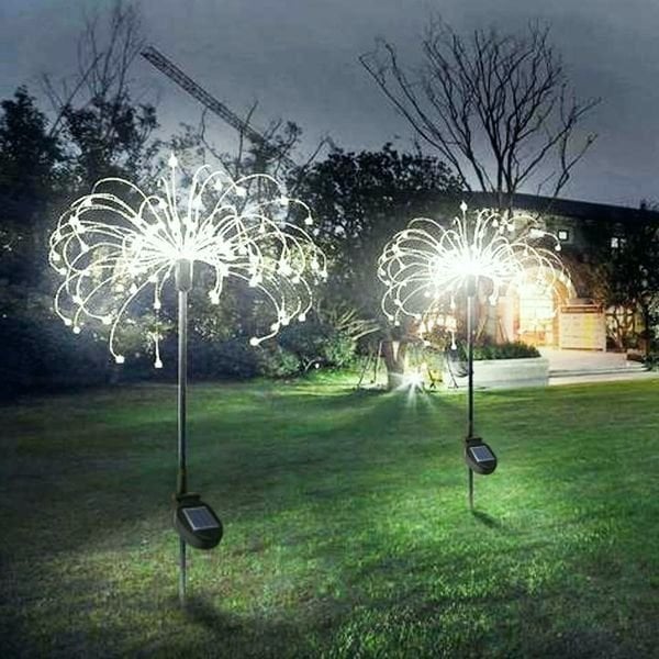 🔥Hot Sale 49% OFF🎁Waterproof Solar Garden Fireworks Lamp