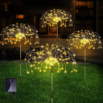 🔥Hot Sale 49% OFF🎁Waterproof Solar Garden Fireworks Lamp
