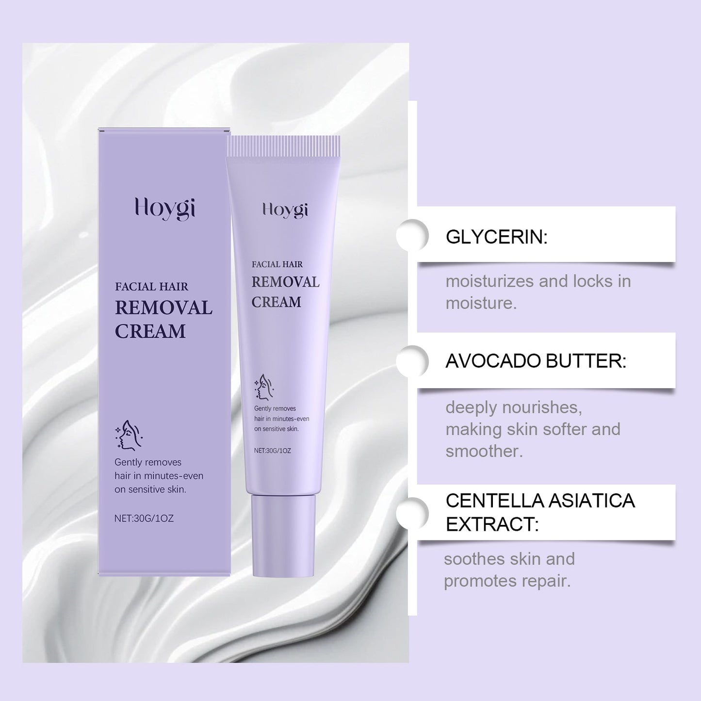 Hoygi™  - Gentle and Painless Facial Hair Removal Cream