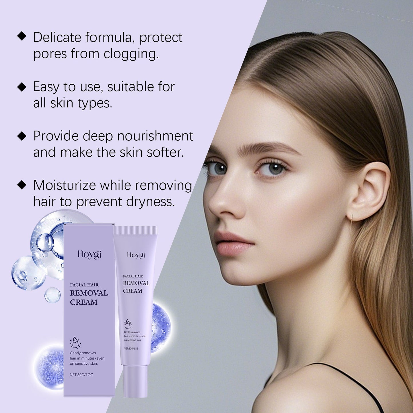 Hoygi™  - Gentle and Painless Facial Hair Removal Cream