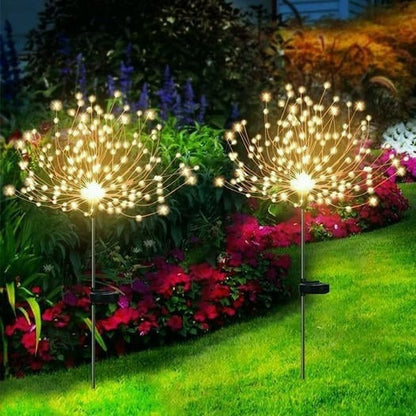 🔥Hot Sale 49% OFF🎁Waterproof Solar Garden Fireworks Lamp