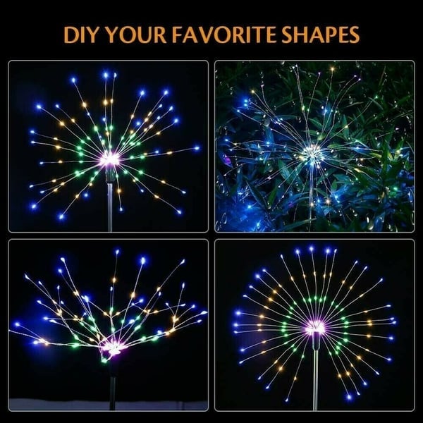 🔥Hot Sale 49% OFF🎁Waterproof Solar Garden Fireworks Lamp